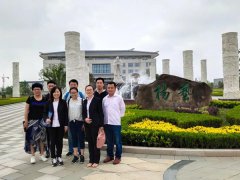 山东福寿园工程中心负责人丁兆芳等人考察E尊国际