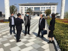 湖州市民政局副局长沈建军来E尊国际调研生态葬